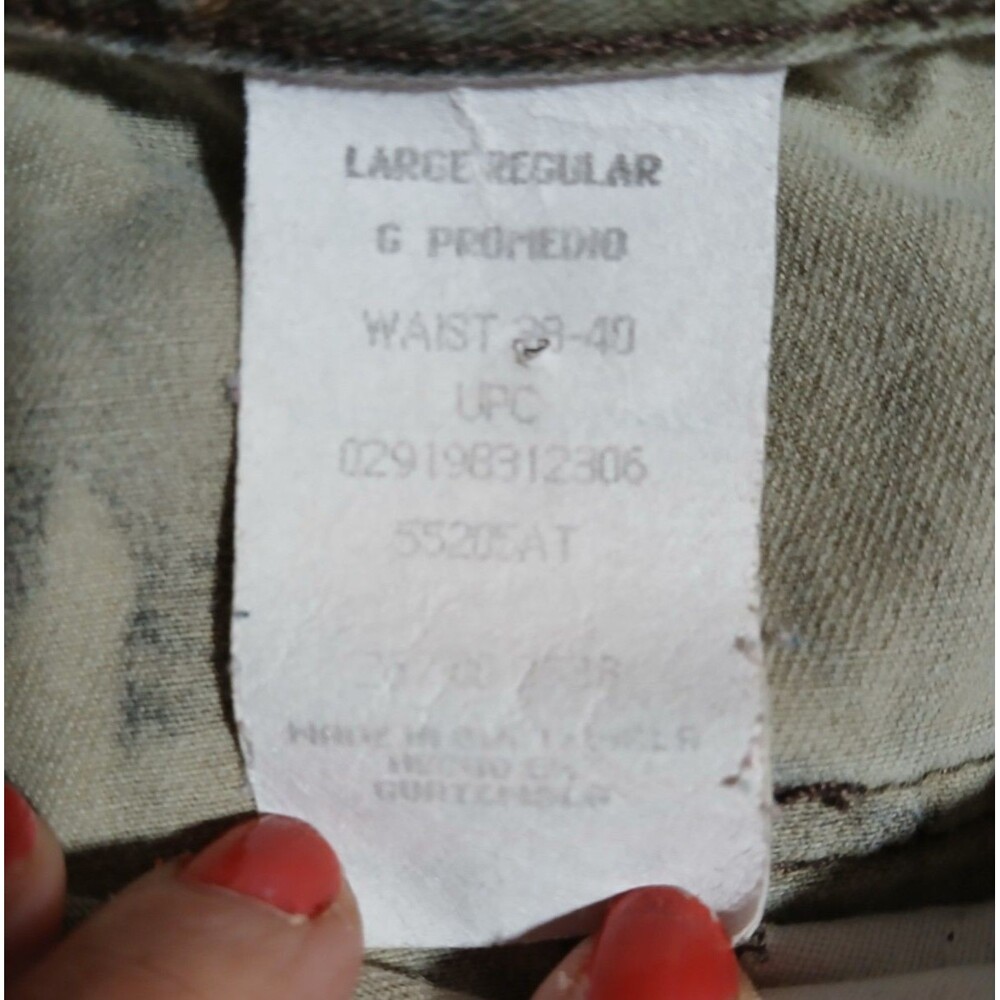VINTAGE Advantage Timber Camo pants Adjustable waist, Pockets Large 38-40 - Picture 6 of 9